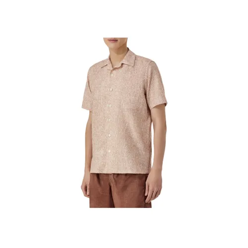 Canali Розовые Мужские Рубашки