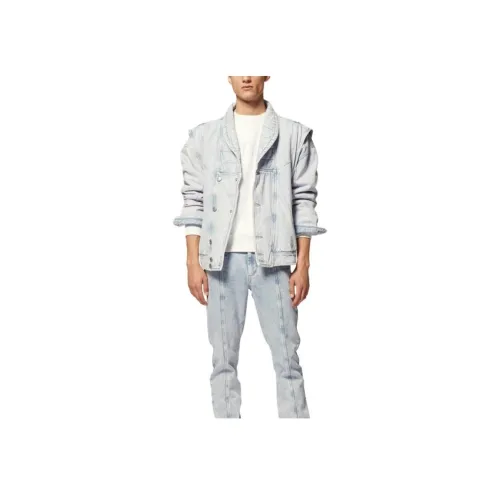 ISABEL MARANT 86LC Фиолетовый Синий Мужские Джинсовые Куртки
