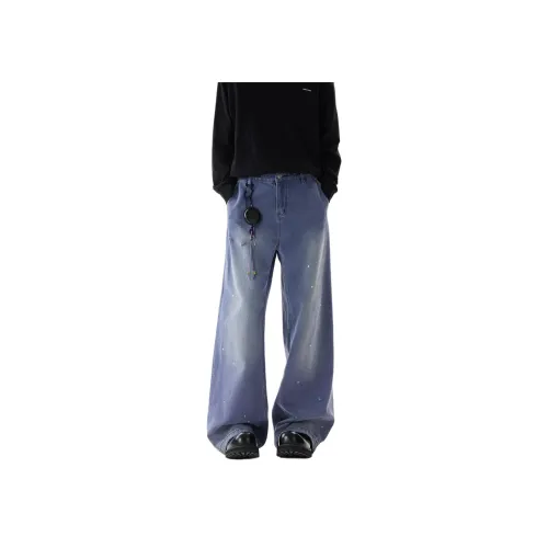 ZUOFEILI Французский Work Синий Унисекс Джинсы