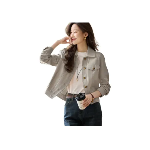 MOHANYIMEI Iceberg Серый Женские Куртки