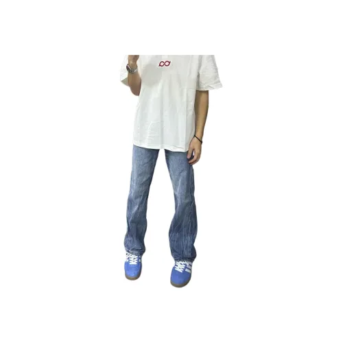 MORii Blue Unisex Jeans MORii Синий Унисекс Джинсы