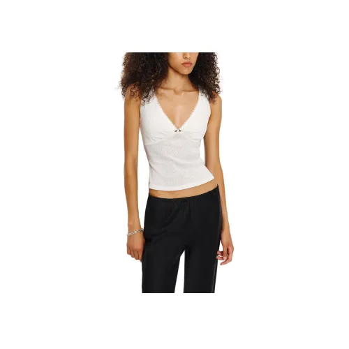 Reformation Белые Женские Майки