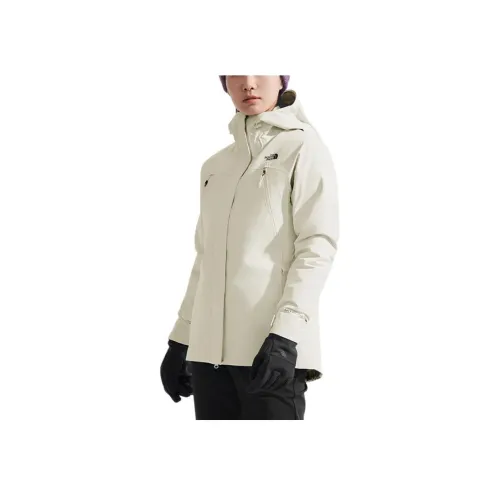 The North Face Водонепроницаемый и Ветрозащитный для сохранения тепла Ветровка Женская Dune Белый