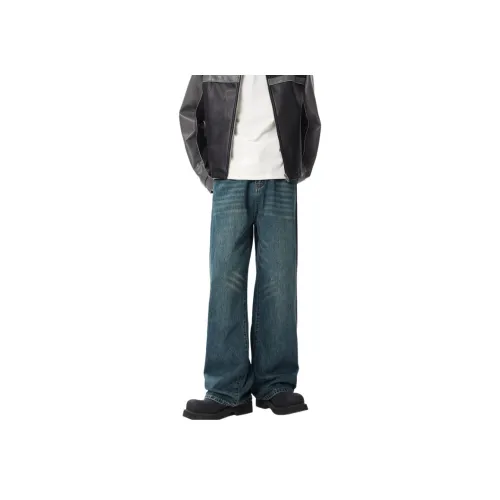 TB101 Синий Мужской Джинсы