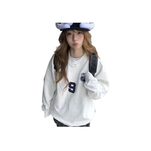 BVODE Белый Женский Свитшот