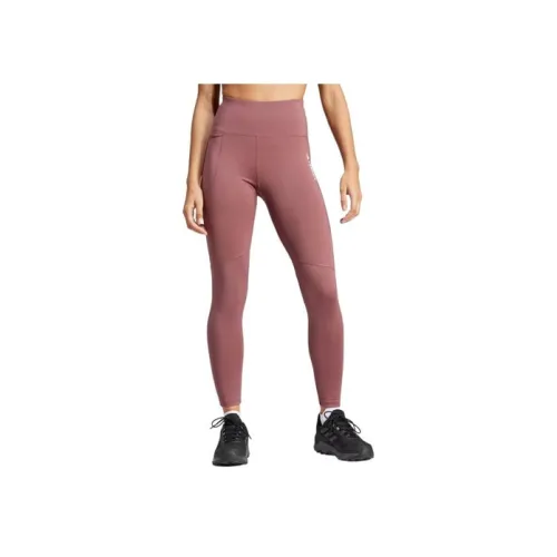adidas Terrex MULTI Леггинсы Спортивные брюки Женские Бордово-красный