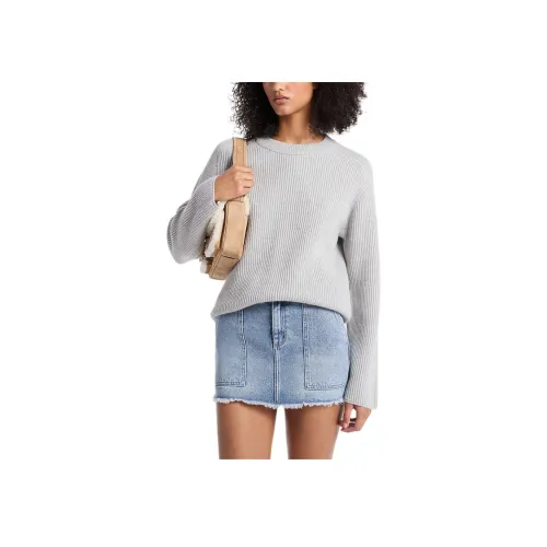 MICHAEL KORS FW24 Свитер Женские Шелк Тутовый Жемчужный