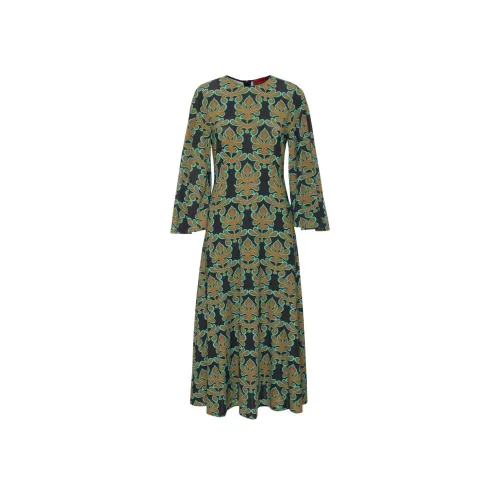 La DOUBLEJ. Длинное платье с длинными рукавами женское черное