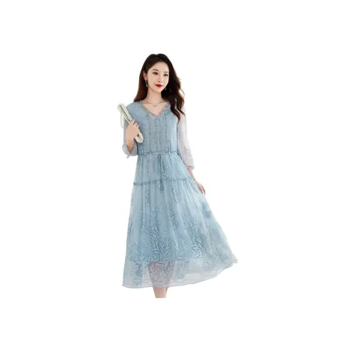 Ink Beauty Короткий рукав Платье Женское