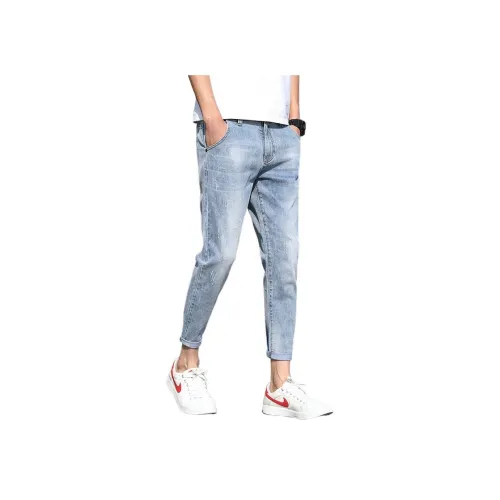 TUCANO Синий Серый Мужские Джинсы