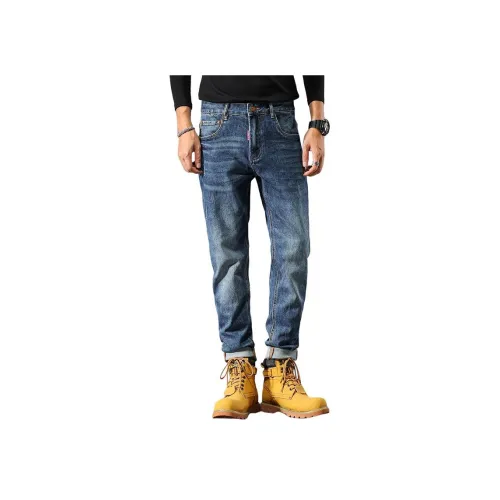 ZENGZHI Джинсы Slim Straight Fit Unisex