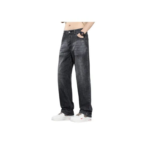 BALENO Черный Серый Цвет Мужские Джинсы