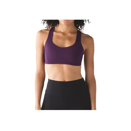lululemon Free To Be Peaceful Спортивное белье Женское Темно-фиолетовый