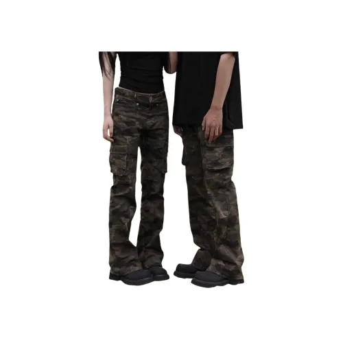 TUOFEI Камуфляж Унисекс Карго Брюки