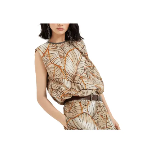 BRUNELLO CUCINELLI Многоцветные Женские Футболки