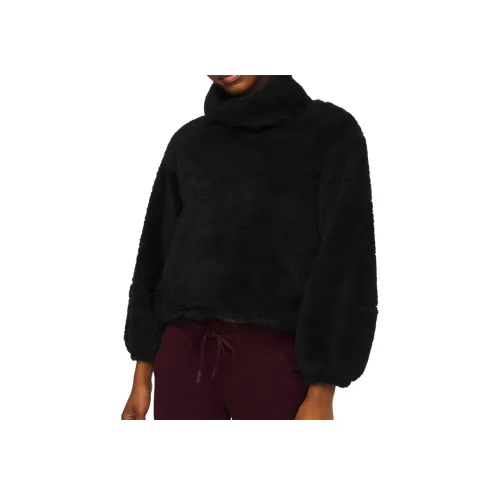 lululemon Теплый Restore Шерпа Толстовка Женская Черная