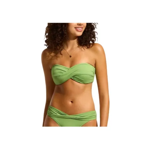 SEAFOLLY Шалфейно-зеленый Женские Бикини