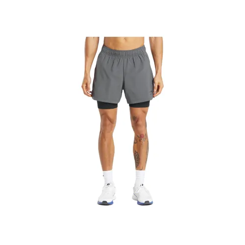 GYMSHARK Темно-серые/Черные Мужские Спортивные Шорты