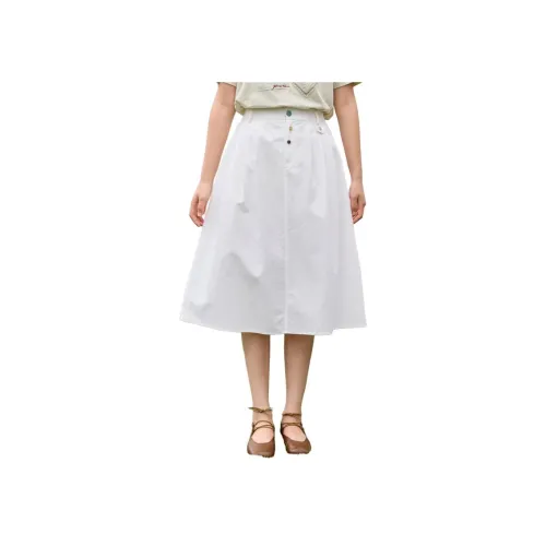 ZIHAN Повседневный Длинный Юбка Женские