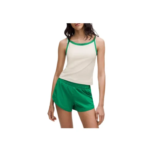 lululemon Органический хлопок Высокий вырез Ringer Майка Майка Женские