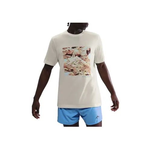 Nike Dri Fit Экрю Мужские T-рубашки