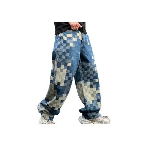 IJRJ Синие Унисекс Джинсы