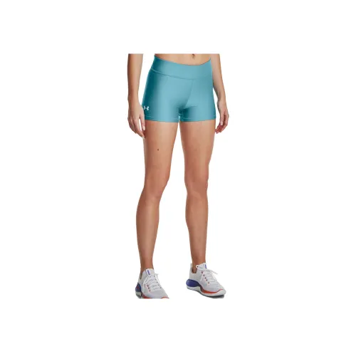Under Armour Ледниково-голубые Женские Шорты для Йоги