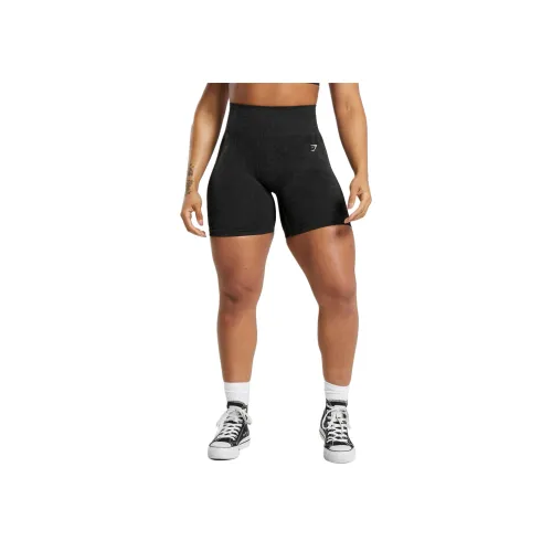 GYMSHARK Черные Женские Спортивные Шорты