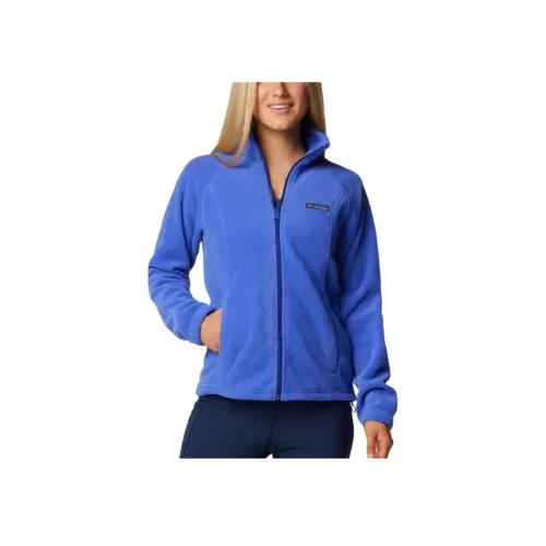 Columbia Benton Springs™ Full Zip Fleece Velvet Feel Coat Women's Dark Blue Колумбия Benton Springs™ Полностью застегиваемый флисовый пальто с бархатом Feel женский темно-синий