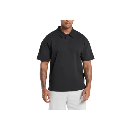 GYMSHARK Поло Мужское Черное