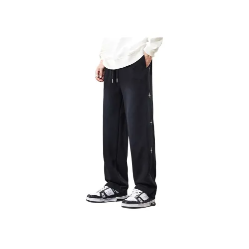 Мед Черный Унисекс Повседневные брюки