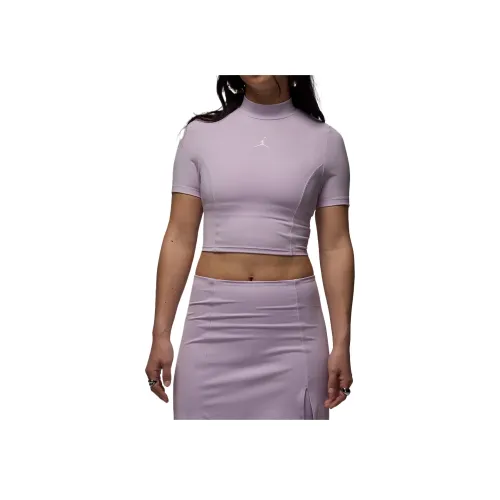 nike Стандартная футболка женская светло-фиолетовая