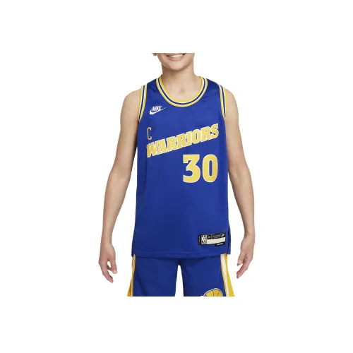 nike Майка Dri Fit NBA Jersey Stephen Curry Golden State Warriors Темно-синий Подростки