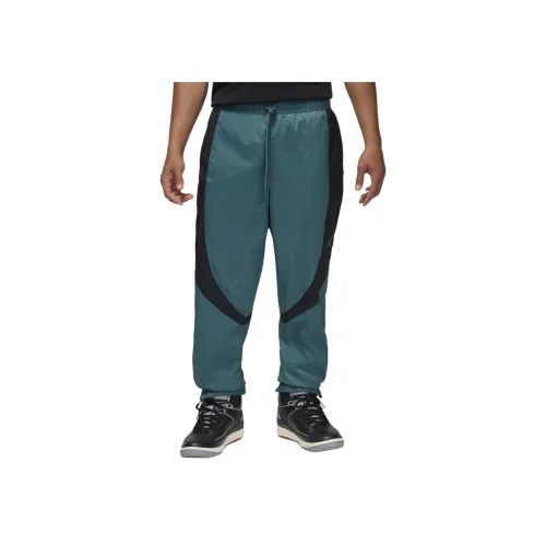 Jordan Sport Джем Warm Up Trousers Вязаные Тренировочные брюки Мужской Oxidation Зеленый