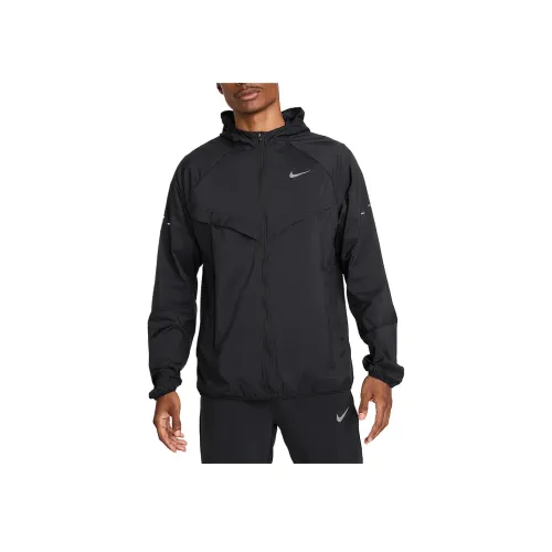 nike Swoosh Stride Куртки и Пальто Мужской Черный Черный