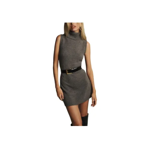 Reformation Holland Кашемир Водолазка Платье Без рукавов Женское