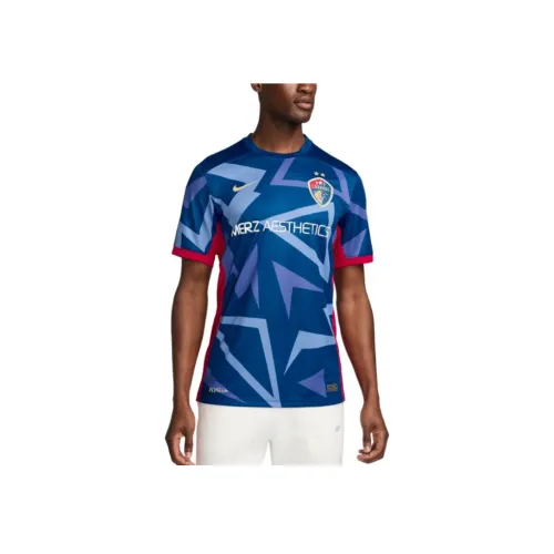 nike Северная Каролина Мужество 2024 Футбол Джерси Мужской Синий