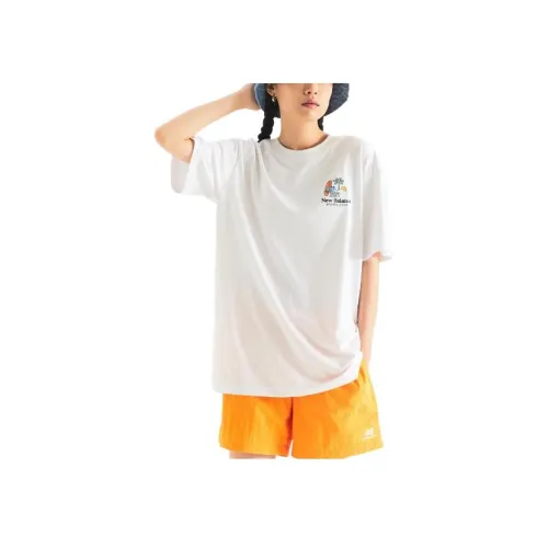 New Balance Surfer Стандартная T-рубашка Женская Белая