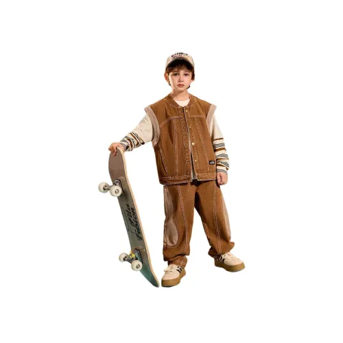 ASK Желто-коричневый Kids Повседневная спортивная одежда