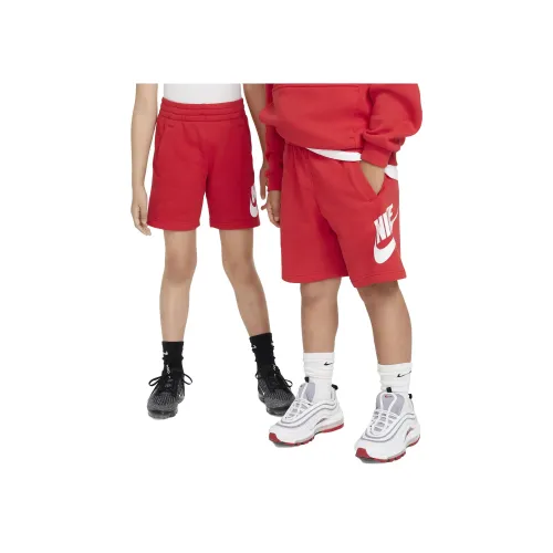 Nike Sportswear Club Флис Kids Шорты Детский Университетский Красный