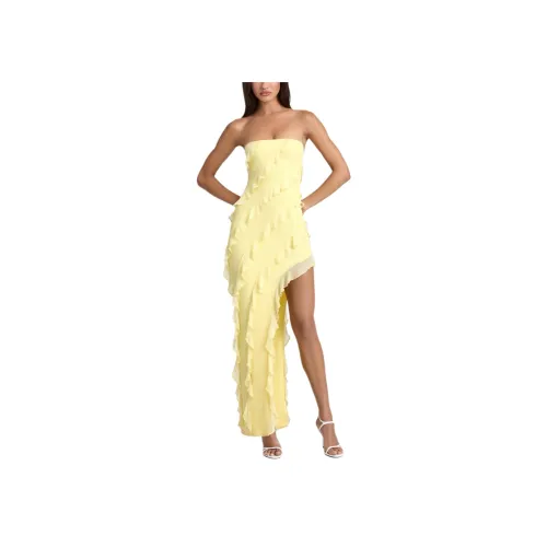 OH POLLY NEVALI Без рукавов Платье Женские Лимон Напиток