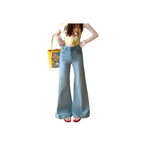 ZCDECO Blue Women's Jeans ZCDECO Синий Женские Джинсы