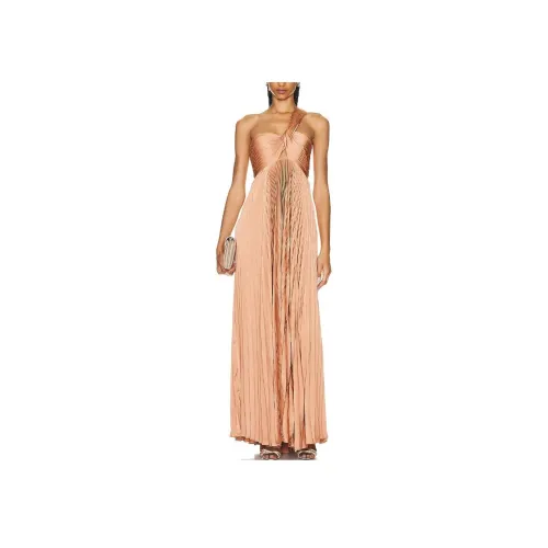 A.L.C. Без рукавов Платье Женское Металл Медный