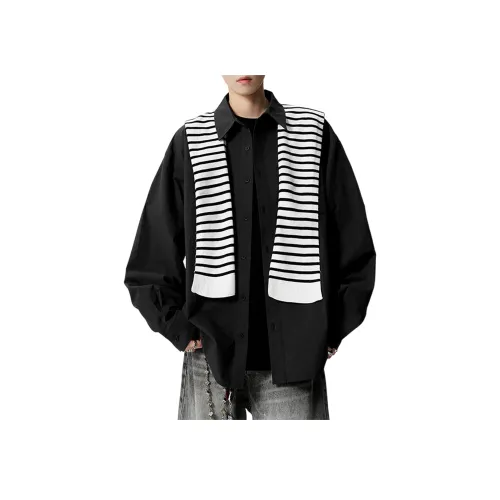 GANGZAI Длинный рукав рубашка унисекс