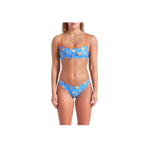 Arena Ducks Бикини Бандо Seasonal Drop Бикини Женские Бирюзовый MULTI Команда Апельсин