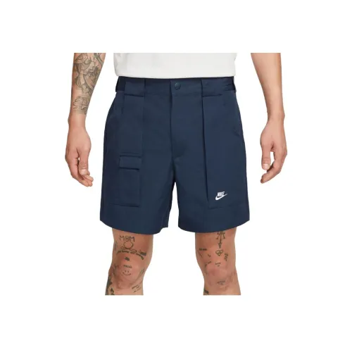 Nike Blue Men's Cargo Shorts  
Найк Синий Карго Шорты Мужские