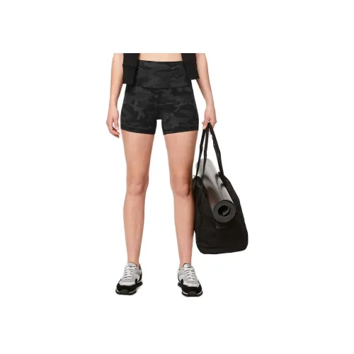 Lululemon Align™ Спортивные шорты Женские Камуфляж Серый Черный