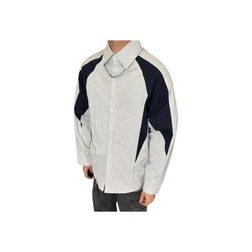 NEVER RULE Темно-синие унисекс рубашки