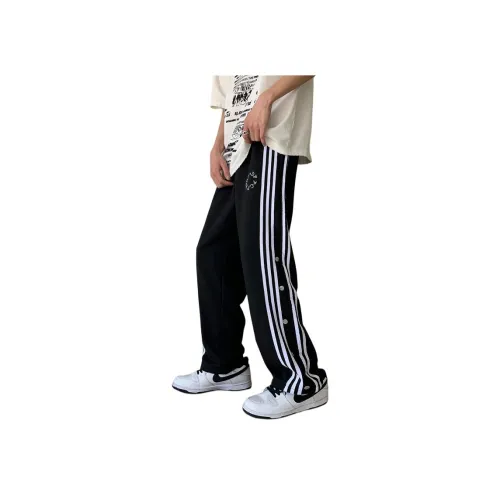 SOCKKEY Черные унисекс повседневные брюки