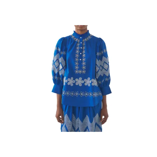 ANTIK BATIK Синие Женские Рубашки